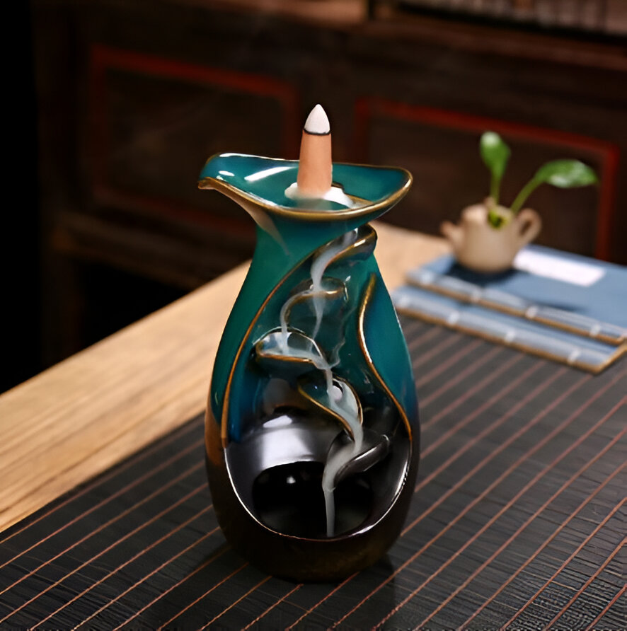 Quemador Incienso Jarrón - Imagen 2