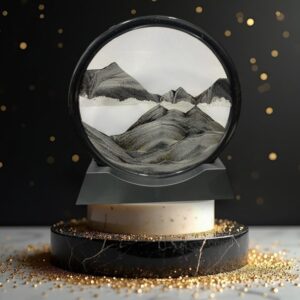 Cuadro Decorativo Arte De Arena Paisaje 3d